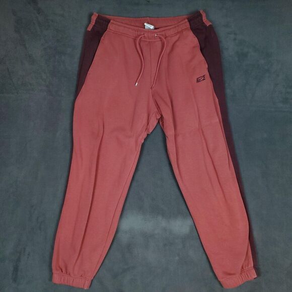 Nike Other - Nike Pants Mens Large Red Colorblock Sweatpants Tapered Athletic Joggers Striped